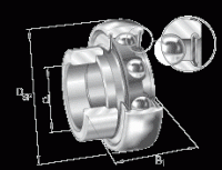 Закрепляемые подшипники RA100-NPP-B