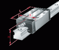 Линейные направляющие качения с циркуляцией шариков KUSE20-H