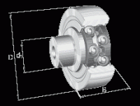 Направляющие ролики с цапфой ZL5202-DRS