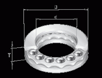 Упорные шарикоподшипники GT13