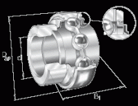 Закрепляемые подшипники GE75-KRR-B-FA101