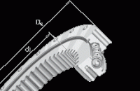 Шарикоподшипники радиально-упорные с четырехточечным контактом VSI200844-N