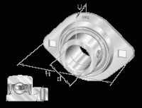 Подшипниковые узлы с корпусами PCSLT25