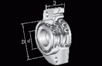 Узлы с радиально-упорными шарикоподшипниками DKLFA30110-2RS