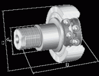 Направляющие ролики с цапфой ZLE5205-2Z