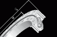 Шарикоподшипники радиально-упорные с четырехточечным контактом VSU201094