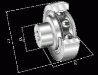 Направляющие ролики с цапфой ZL204-DRS