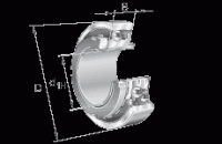 Радиальные сферические шарикоподшипники 2213-K-2RS-TVH-C3 + H313