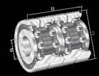 Упорно-радиальные шарикоподшипники ZKLN5090-2RS-2AP