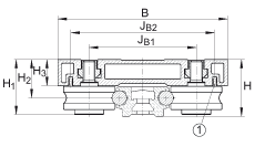 Каретки LFCL42, полая каретка, беззазорная; возможно коррозионностойкое исполнение