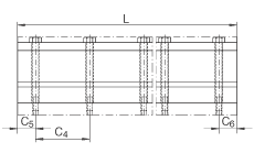 Направляющие качения с плоским сепаратором LUE6035, система линейного перемещения с игольчатыми и цилиндрическими роликами с плоскими сепараторами; возможно коррозионностойкое исполнение