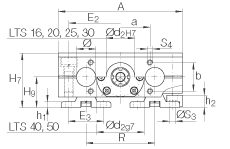 Линейные столы LTS50-Tr32x6, с приводом с трапецеидальной резьбой