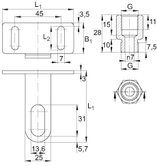 Соединительные элементы ARCALUB.HOLDER-KIT, держатели, включая адаптеры для электромеханических дозаторов смазки