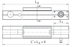 Модули линейного перемещения MGFI25056-500-ZR, 