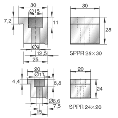 Прихваты SPPR-24x20, Прихваты