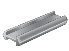 Защитные/монтажные рельсы MSX45-E, Защитные/монтажные пластмассовые рельсы для направляющей качения с циркуляцией роликов