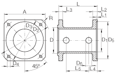 корпус муфты KGEH.MLF32-ZR-45/70/M5, корпус муфты