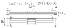 Тандемные модули MDKUSE25-3ZR, каретка с шестью рядами шариков