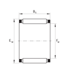 Игольчатые роликоподшипники без колец K100X108X27, по DIN 5405-1/ISO 3030