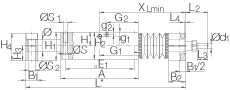 Линейные столы LTE50-Tr32x6-B, с приводом с трапецеидальной резьбой