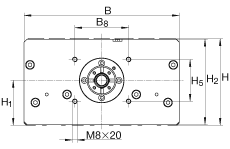 Тандемные модули MDKUVE25-KGT40, Тандемные модули с четырехрядной шариковой линейной направляющей и шариково-винтовым приводом