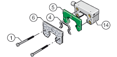 Система KIT KIT.RWU25-E-530, для загрязнения от среднего до сильного (1 фронтальный скребок, с двумя уплотняющими кромками + 1 дополнительный скребок + 1 дозирующее устройство с минимальной подачей смазки + 1 передний стальной щиток)