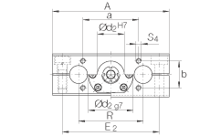 Линейные столы LTE25-Tr16x4-B, с приводом с трапецеидальной резьбой