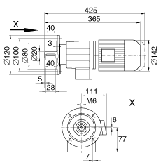 Мотор-редукторы MOGE-AS1-STI-5, 