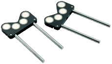 Магнитные фиксаторы LASER.BRACKET-MAGNET, магнитные держатели для монтажа и тонкой настройки измерительных элементов