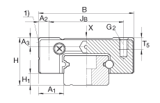 Каретки KWEM12-L, удлиненная каретка для миниатюрной шариковой линейной направляющей, коррозионностойкая, двухрядная