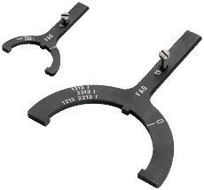 Двухкрючковые гаечные ключи LOCKNUT-DOUBLEHOOK-KM9, двухкрючковые ключи для конических посадочных поверхностей подшипников