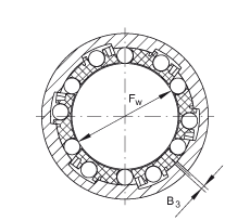 Шарикоподшипники для линейного перемещения KBS30-PP, уплотнения со всех сторон, самоустанавливающийся; возможно коррозионностойкое исполнение