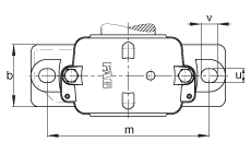 Стационарные корпуса S3030-H-N-FZ-AB-L + 230SM135-MA, разъемные, для разъемных двухрядных радиальных сферических роликоподшипников, с войлочными уплотнениями, под консистентную смазку