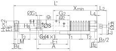 Линейные столы LTS50-Tr32x6, с приводом с трапецеидальной резьбой