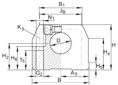 Кронштейны валов GWH40, 