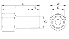 Соединительные элементы ARCALUB.PIPE-115MM, удлинители для электромеханических дозаторов смазки