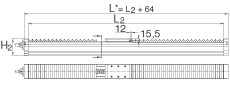 Модули линейного перемещения MKUSE25-KGT40, Каретки с шестью рядами шариков